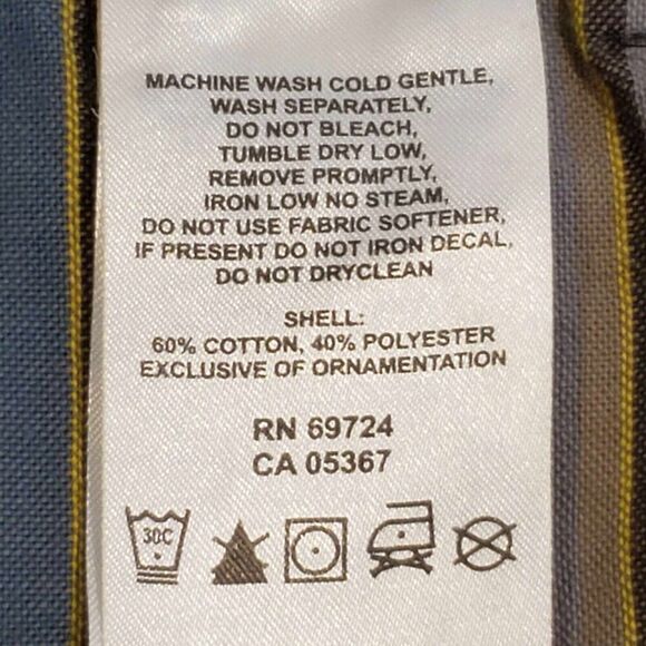 Mountain Hardware Shirt Mens Size XL Cotton Long Sleeve Button Up Hiking Plaid - Picture 8 of 12